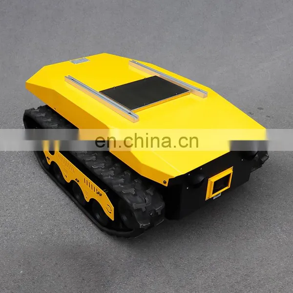 Defy 300kg Loading 2.5km/h-12km/h Rubber Crawler Tracked Chassis Robot Stair Climber Rubber Track Chassis TINS-13 photo-5