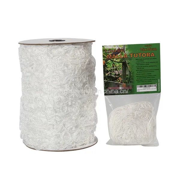 Soft Mesh Trellis Netting Bulk Roll 6 in Squares 5ft *350ft Nylon Trellis Netting for Greenhouse Plant