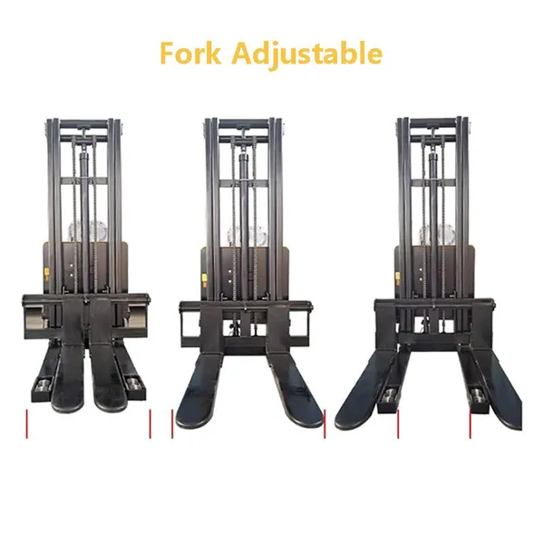Manual Electric Stacker Truck Lifter Semi Automatic Pallet Hydraulic Forklift photo-4