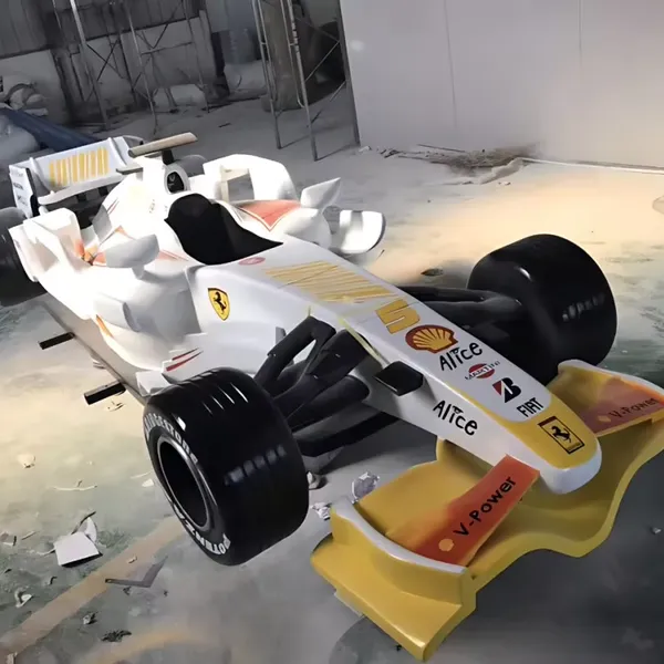 Customized OEM Glass Fiber Single-seat Model Lightweight and Durable Racing Car, for Use in Racing Events