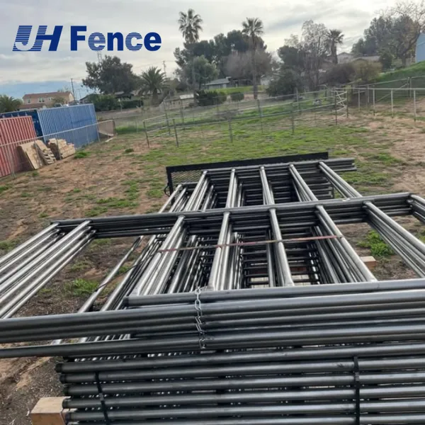 Factory Direct Continuous Fence 3 4 5 6 Bar 20ft Continuous Livestock Fence Panels Horse Fence Panels photo-6