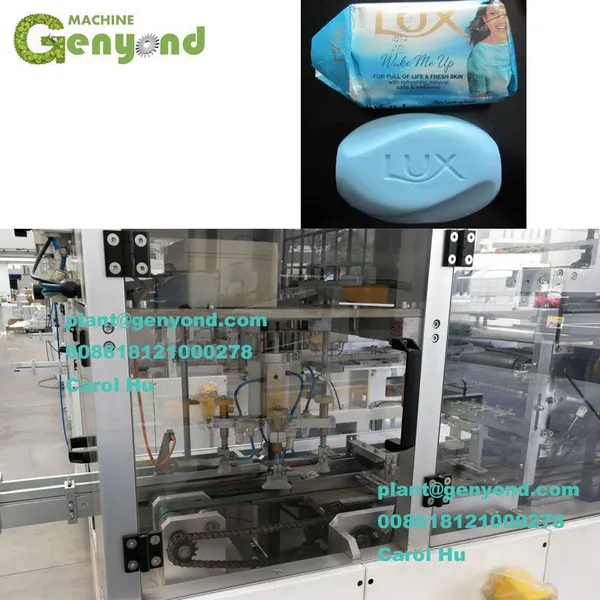 Double Paper Soap Bar Packing Wrapping and Sealing Machine photo-5