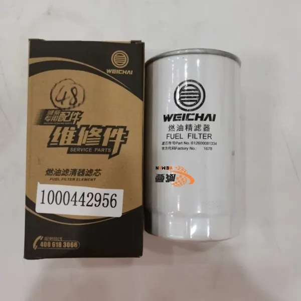 Original WEICHAI 1000442956 Fuel Filter for Wheel Loader Spare Parts in Stock. photo-3