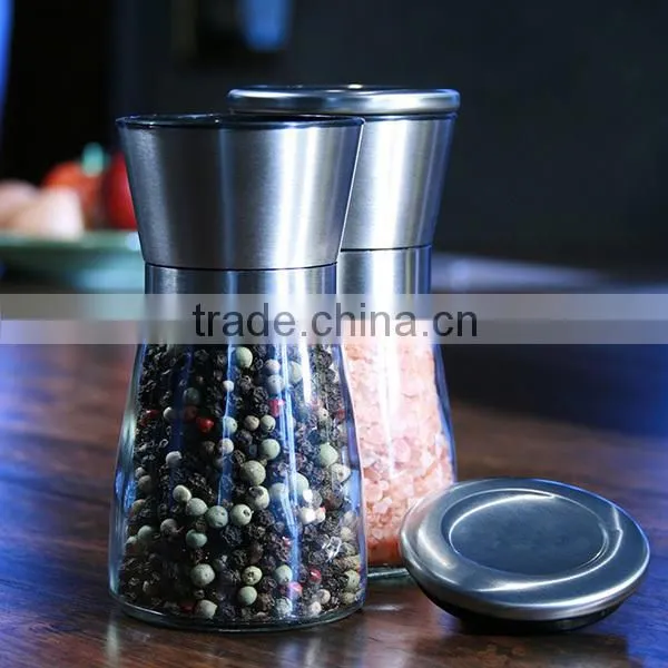 304 Stainless Steel Salt and Pepper Grinder Set for Professional Chef Quality Choice photo-5