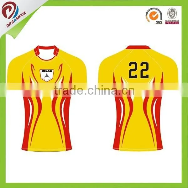 2015 New Design Sublimation Custom Rugby Jersey Wholesale photo-2