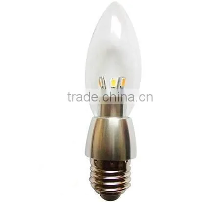 New Type Fashionable Smd5630 E27 Bulb Led Candle Light With Frosted/clear/milky Cover photo-4