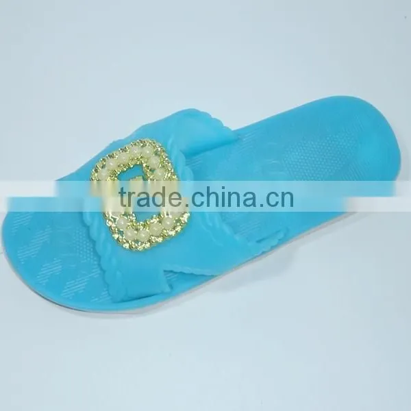 Jelly Slipper With Flower for Lady Pvc Slipper photo-3