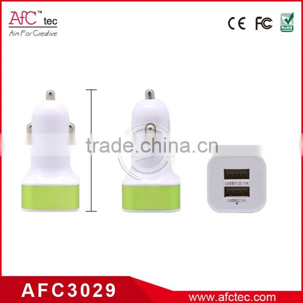 Wholesale Promotional Dual Usb Port 5v 2.1A 1A Best Cheap Portable Phone Car Chargers photo-6