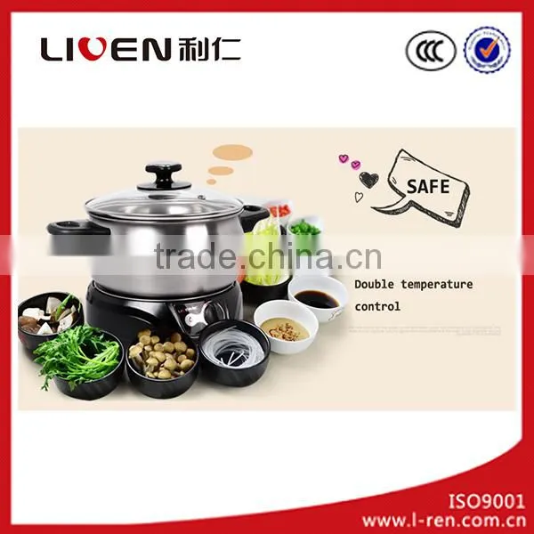 Electric Stainless Steel Mini Hot Pot photo-3