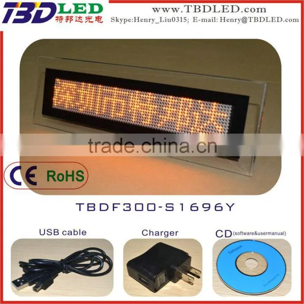 LED Desk Message Board/led Crystal Box Message Sign/hotel Led Message Sign photo-4