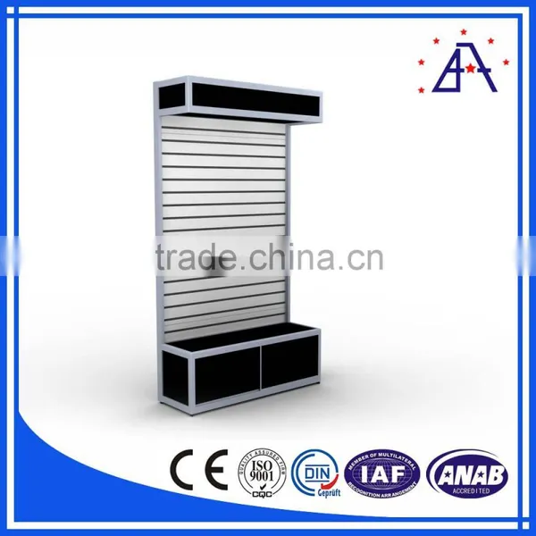 White Anodized Aluminum Profiles For Shelves