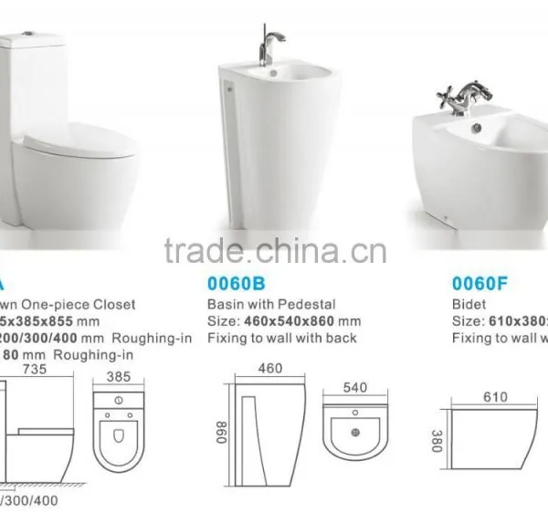 Chaozhou Ceramic Toilet Sanitary Ware Bathroom Toilet Set photo-2