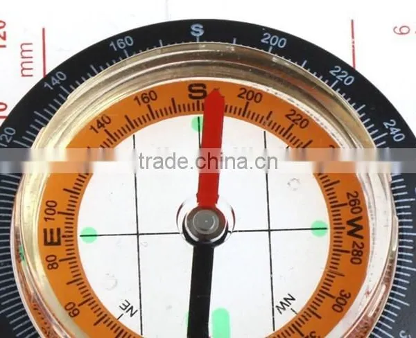 Outdoor Camping Baseplate Map Compass With Ruler and Magnifier Quality Choice photo-3