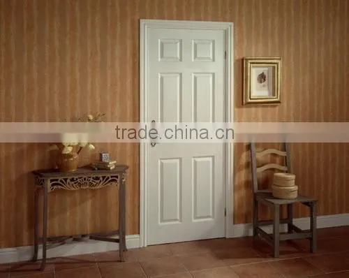 Shopping 2 Panel Oak Veneer Natural Color Wooden Doors Hotel Rooms photo-3