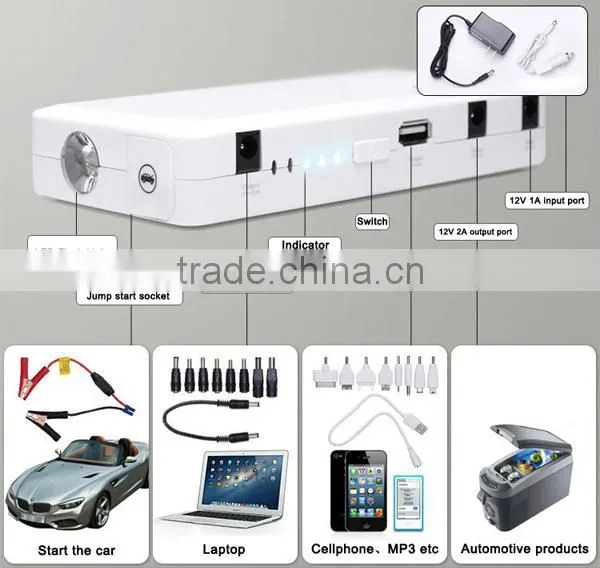 JK Jump Start Mini 12V 12000mAh High Capacity Jump Starter Multi-function Portable Car Jump Start