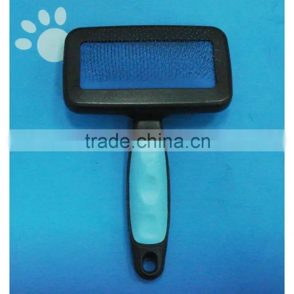 Clean and Healthy Dog Slicker Brush,with Soft Pad and Excellent Handle photo-6