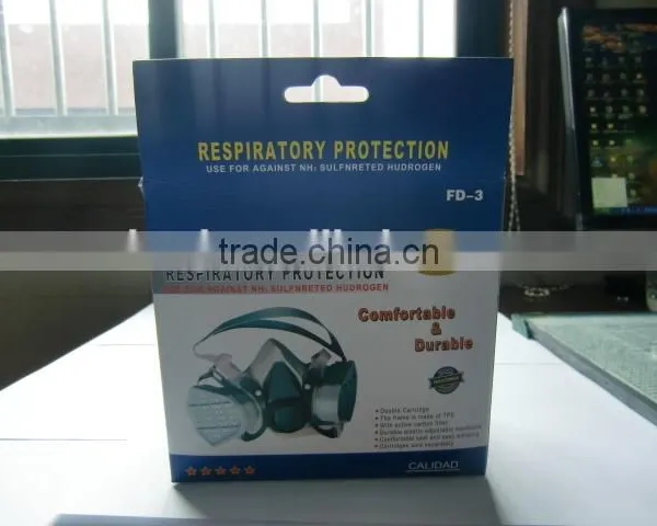Gas Respirators Actived Carbon Filter Chemical Respirator Mask Similar to 3M 6200 Respirator for Sales photo-2