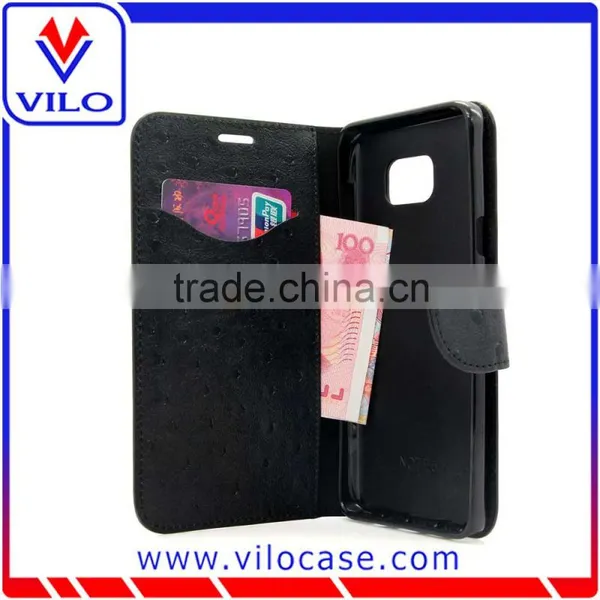 Card Slot Leather Flip Case for Samsung Note 5 photo-3