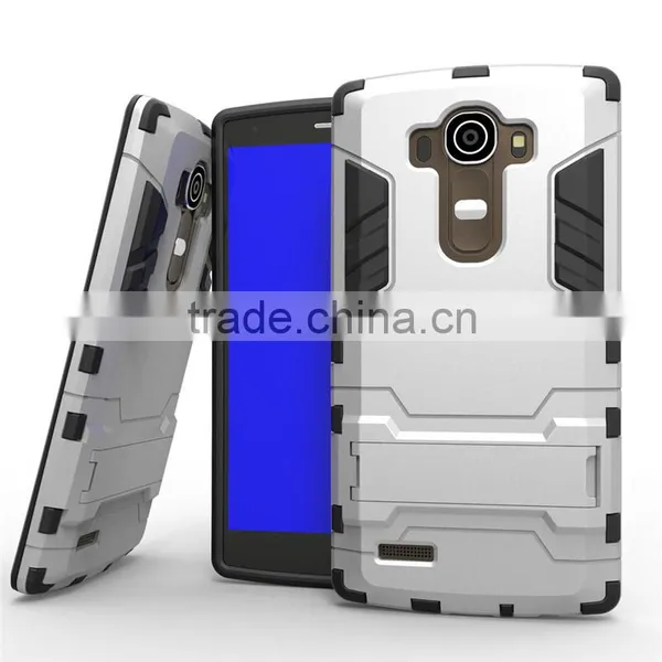 Hot Selling Hybrid Kickstand TPU PC Armor Case Iron Man Cellphone Case For LG G4 Note photo-6