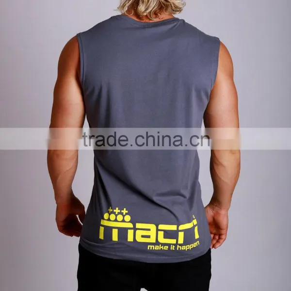 y Back Customized Gym Singlets - Y Back Singlet With Customized photo-3