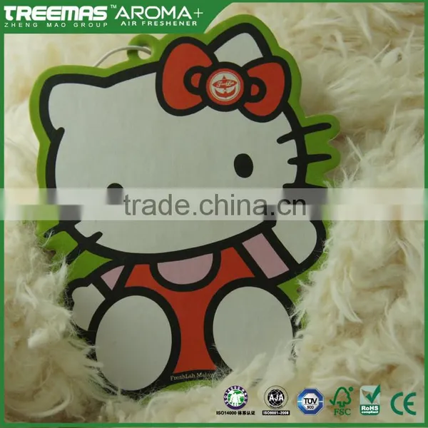 Merry Christmas Hanging Paper Car Air Freshener With Lemon Fragrance photo-2