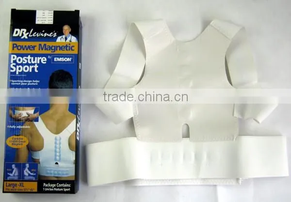 Power Magnetic Posture Sport Back Support Strap Postural Correction Belt photo-2