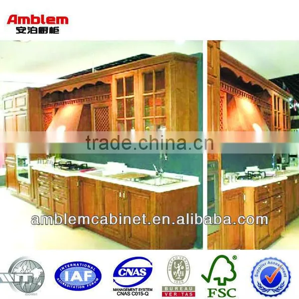 2013 High Quality S506 Solid Wood Kitchen Cabinet