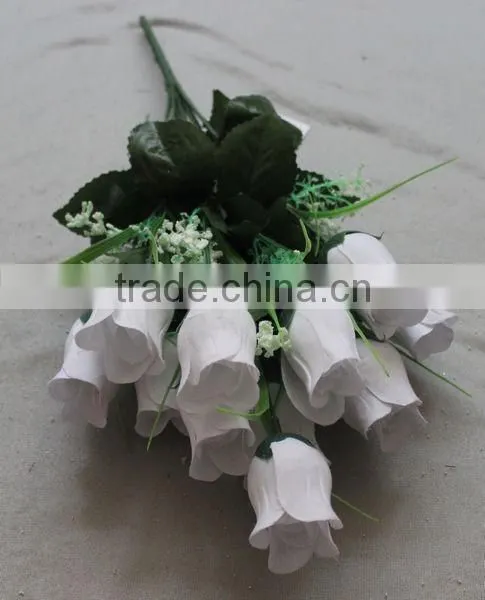 18 Heads Decoration Cheap Artificial Flower Rose Bud photo-4