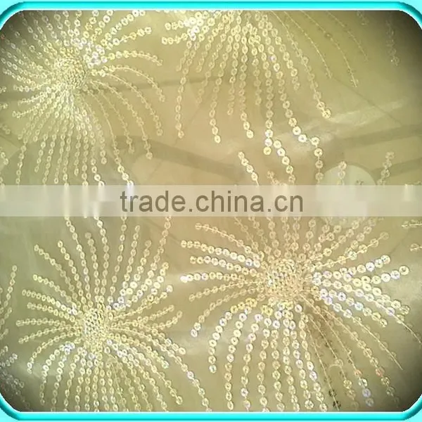 EMBROIDERY SEQUIN FABRIC