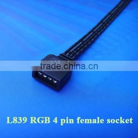 24V 4 Pin 2.54 Pitch LED Male / Male Adapter Flexible Connector for Use RGB LED Strips photo-5