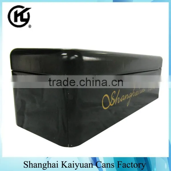 High Quality Rectangular Wine Gift Tin Can Box (various Lids and Printing) photo-6