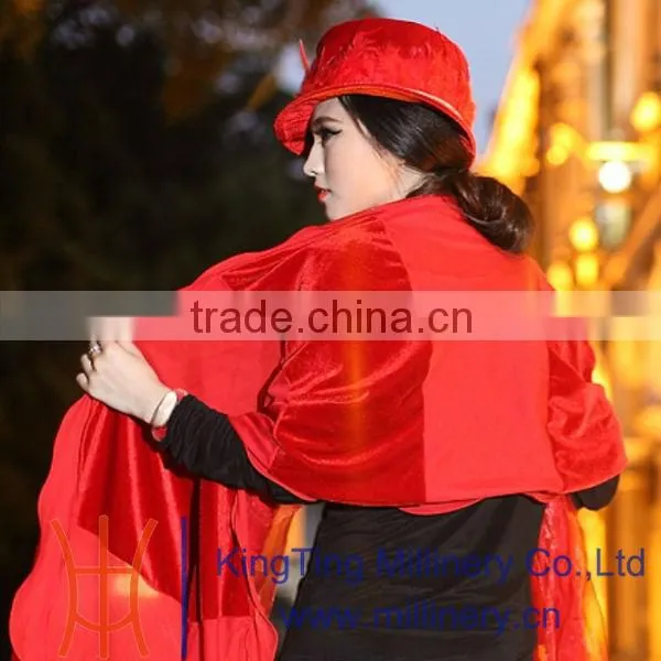 2015 Red Lady Fashion Cloche Hat photo-3