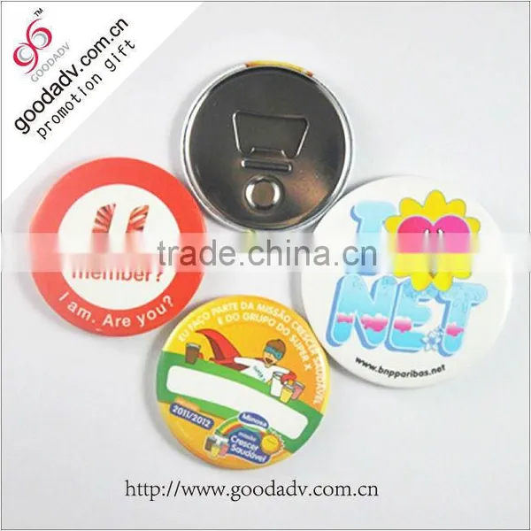 2015 Custom Novelty Round Shape Fridge Magnet Bottle Opener photo-5