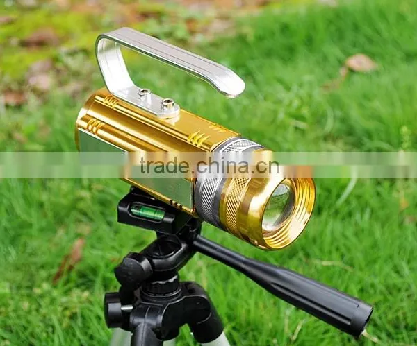 A-ok 3W White LED+3W Blue LED +3 LED Aluminium Fishing Light With Support and Charger photo-4