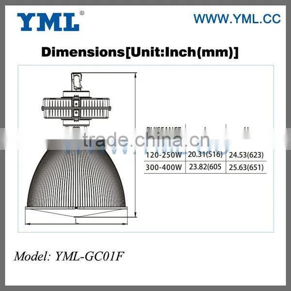 High Power Brightness Induction Lamp Commercial High Bay Light photo-3
