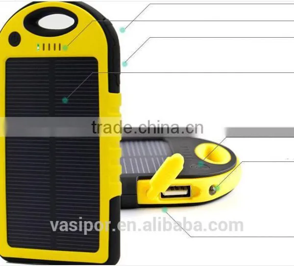 Valued Waterproof Dirtproof 5000 MAh Stockproof Solar Power Bank Quality Choice Supplier's Choice photo-6