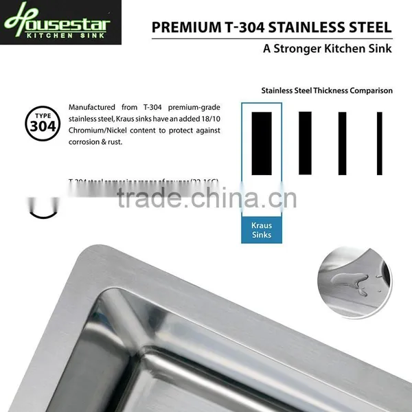 30 Inch Stainless Steel Undermount Single Bowl Kitchen Sink photo-4