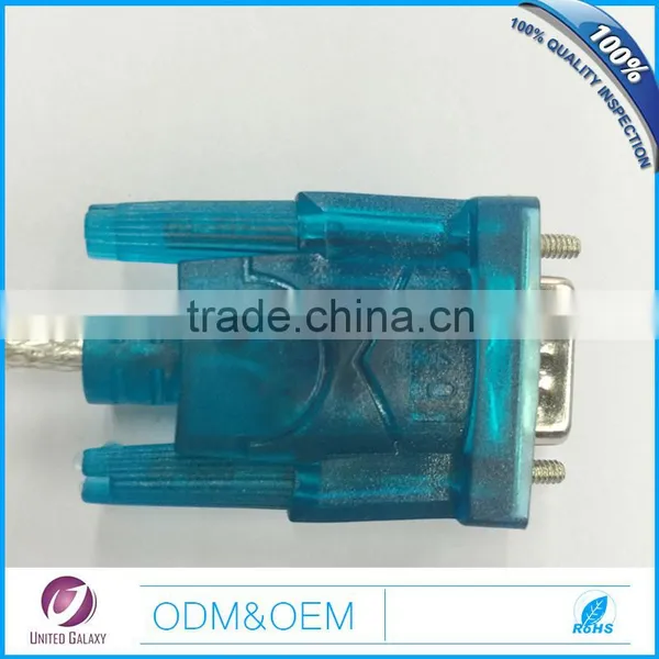 High Quality USB to RS232 DB9 9pin OD5mm PVC Male to Male Cable Use for Iphone Mac Computer photo-5