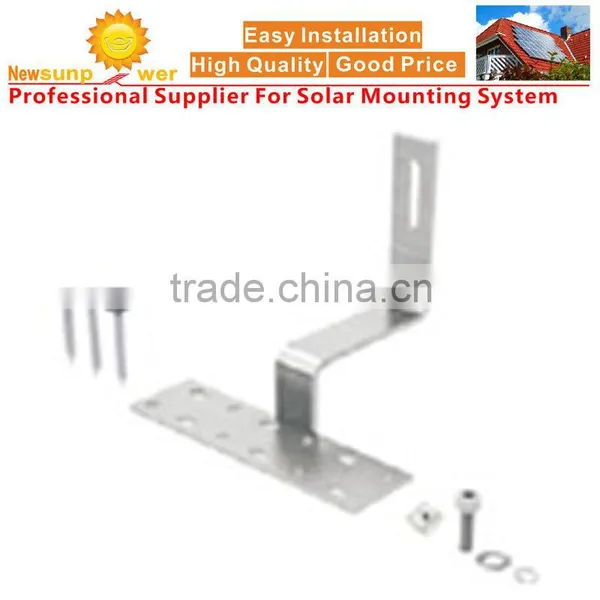 Solar Panel Mounting Tile Roof Hook System photo-2