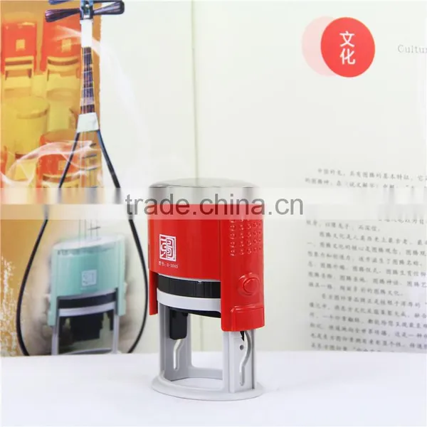 China Suppliers Custom Oval Self Inking Stamp With Black Ink Cartridge photo-4