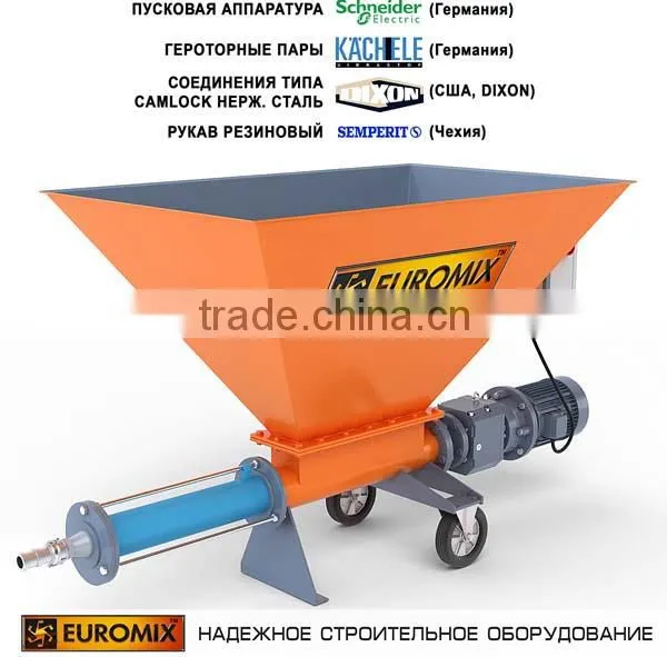 Screw Mortar Pump Euromix 400.8.1000