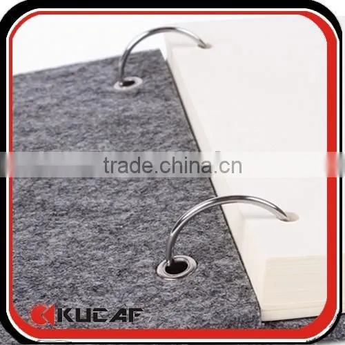 2015 New Products Flet Cover With Elastic Closure Spiral Notebook photo-4