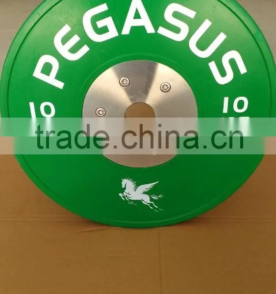 Crossfit 10kg Green Competition Bumper Plates photo-3
