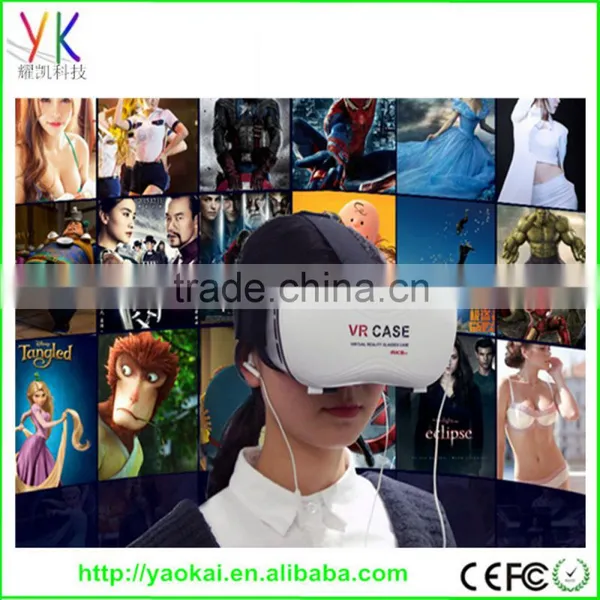 2016 Best Selling Glasses 3D VR BOX/case Google Cardboard Virtual Reality 3D Glasses Bluetooth photo-6