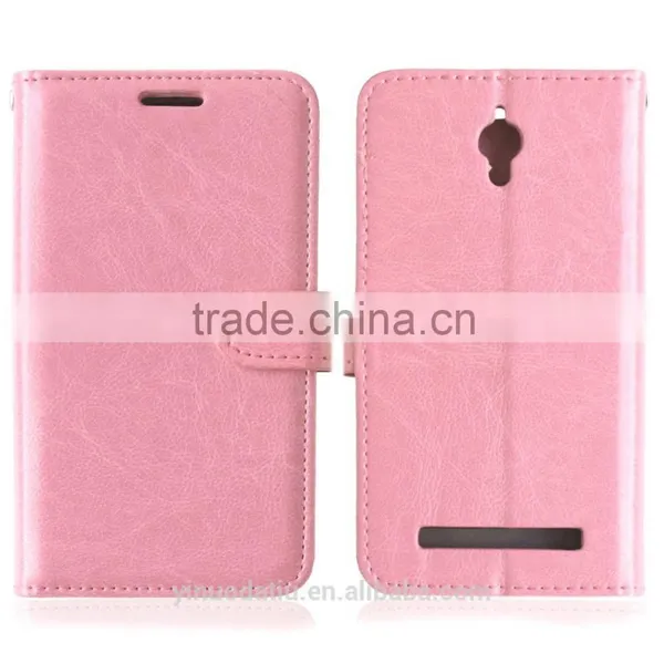 Hot Sale PU Leather Mobile Phone Flip Wallet Kickstand Case for ASUS Zenfone C ZC451CG photo-6