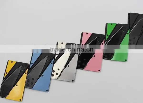 OEM Multi Color Foldable Credit Card Knife Can do Customer Logo photo-5