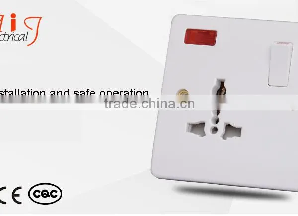 10A 3 Pin MF Socket,male Electrical Wall Socket photo-3