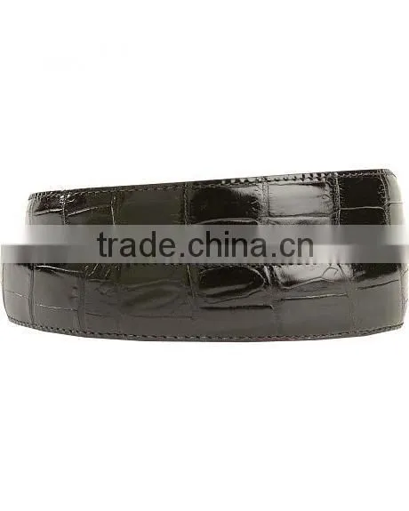Fashion Women Leather Dress Belt Crocodile Print Belt photo-4