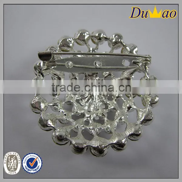 Alloy Clear Rhinestone Brooch photo-5