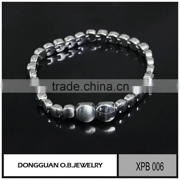 Wholesale Price Charm Stainless Steel Jewelry, Bracelet Jewelry With Green Crystal photo-2